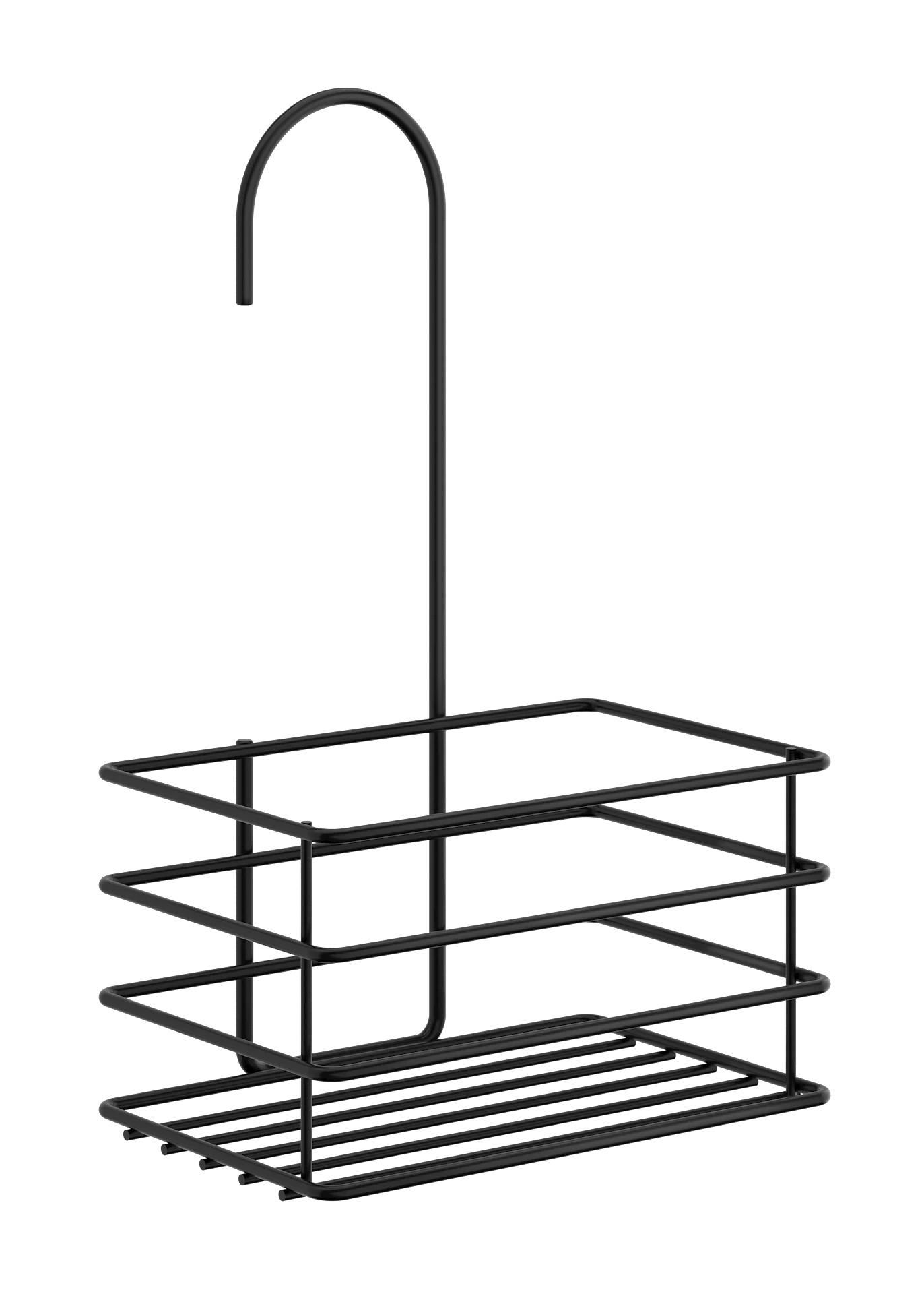 ARTBB1216 - Beslagsboden dusjkurv for dusjbatteri, sort - 