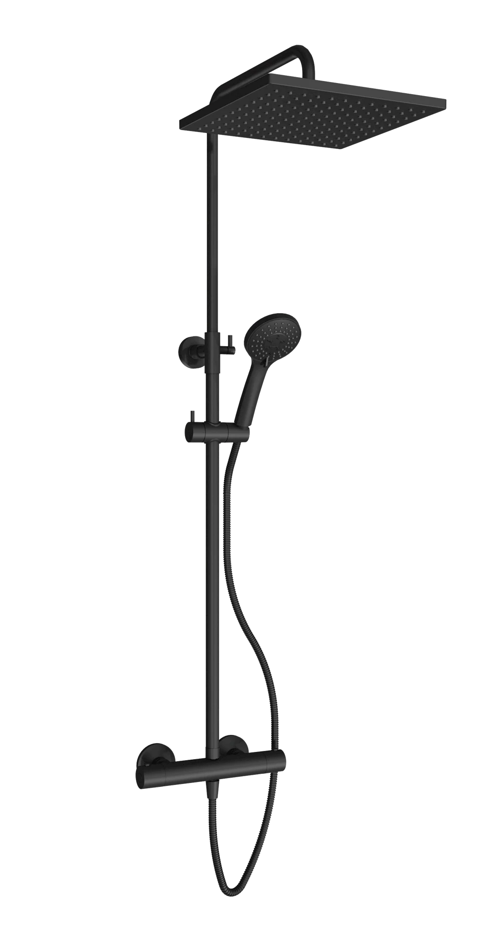 NRF4341025 - Vilde Rainshower rett, sort matt - 